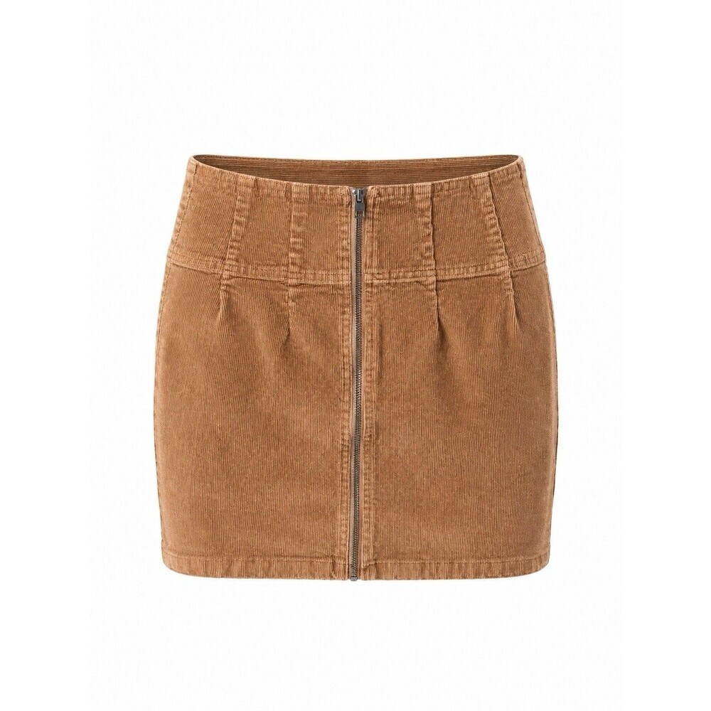 NWT Wild Fable Corduroy Zip Front Mini Skirt Women’s Size 2
